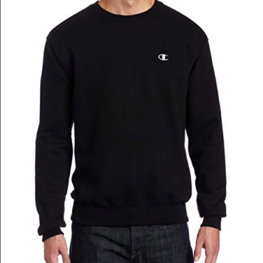 Black Champion Crewneck Sweater
